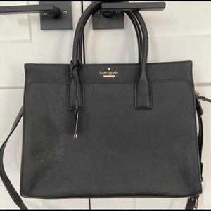 Kate Spade Black Leather Cameron Street Satchel